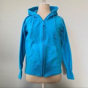 Gap Blue Zip Up Hoodie Sweatshirt